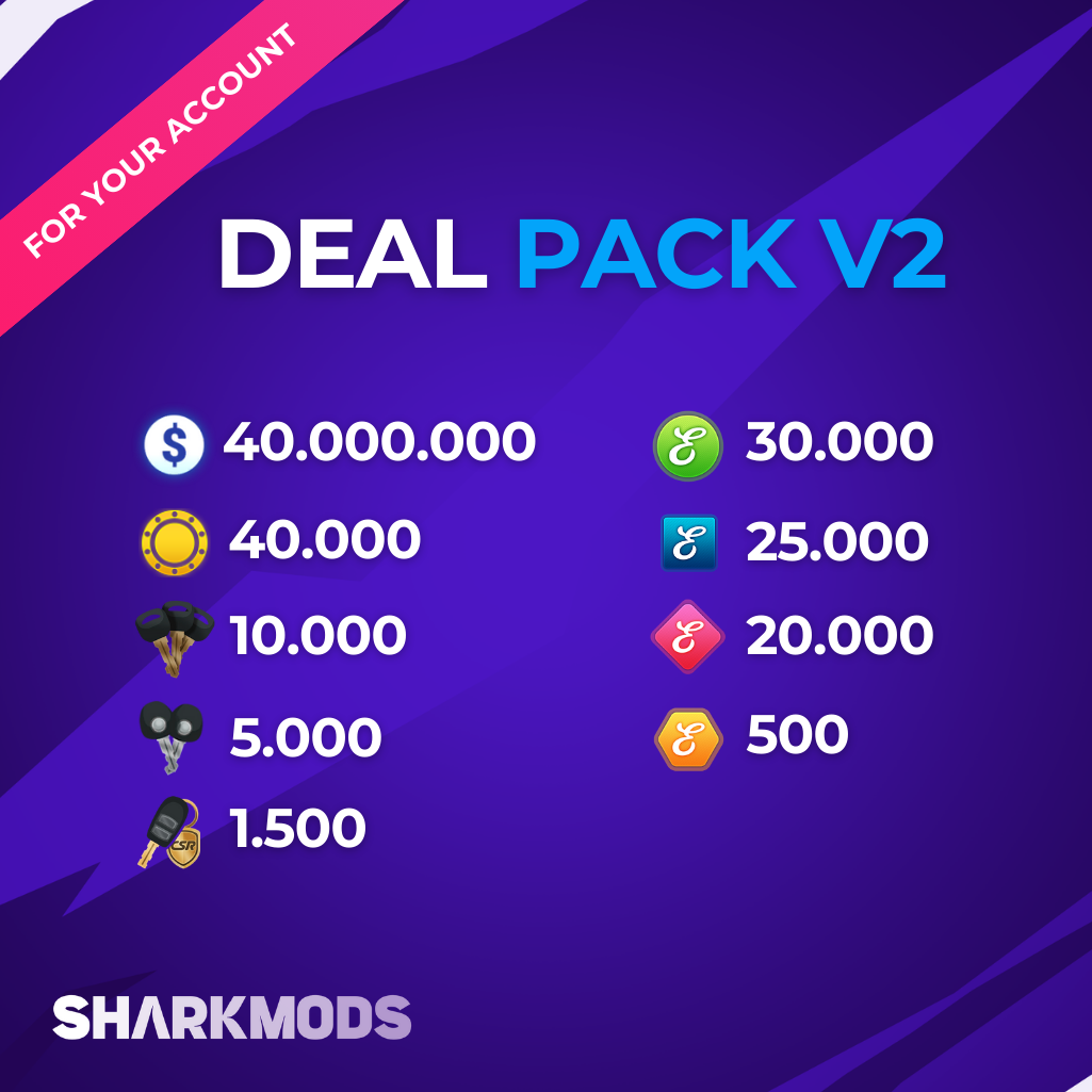 CSR2 MODS - Deal Pack V2